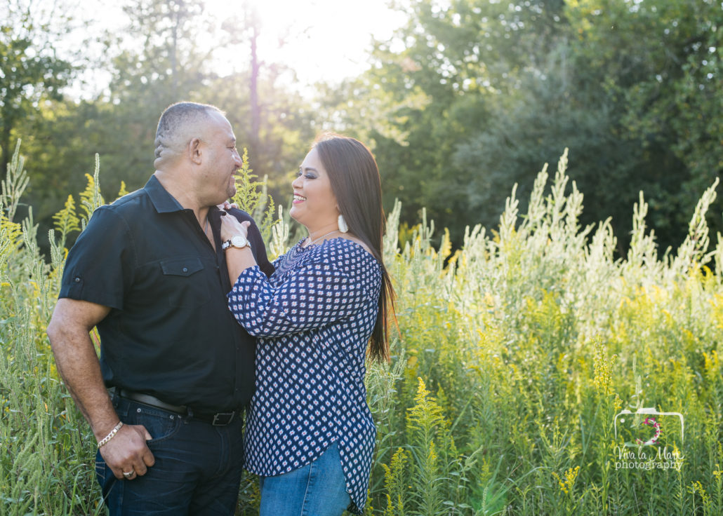 Autumn Engagement in Houston Bay Area