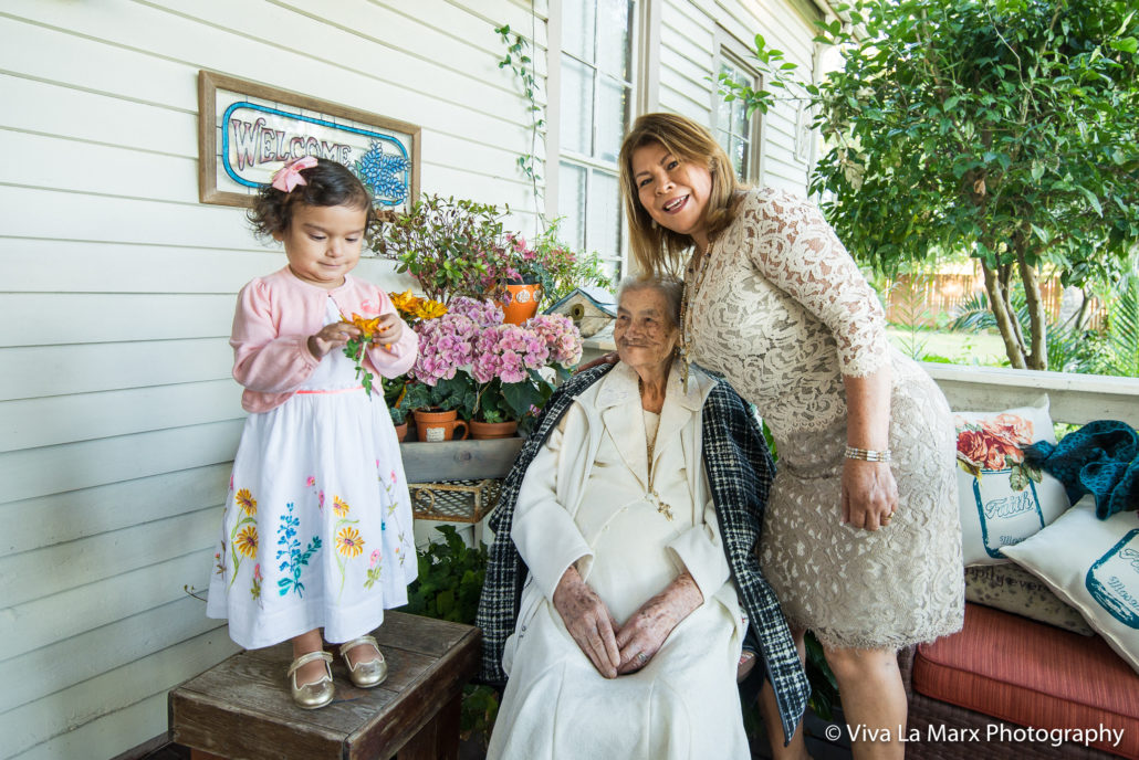 Take photos with grandparents to show generations together in the same picture