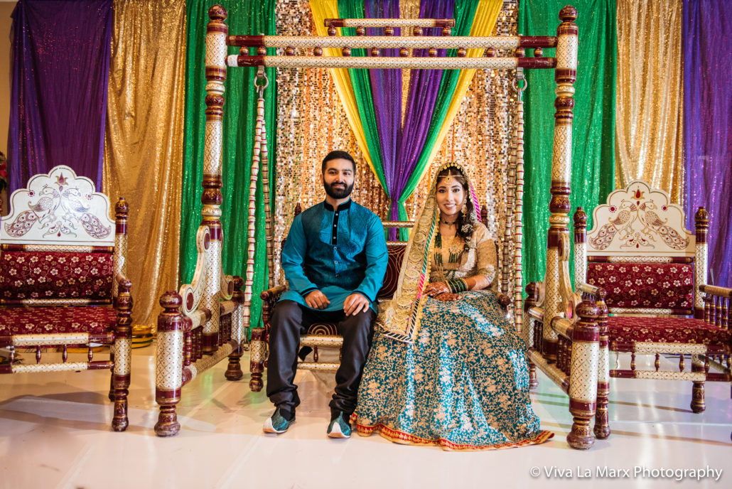 Pakistani bride and groom Houston Wedding