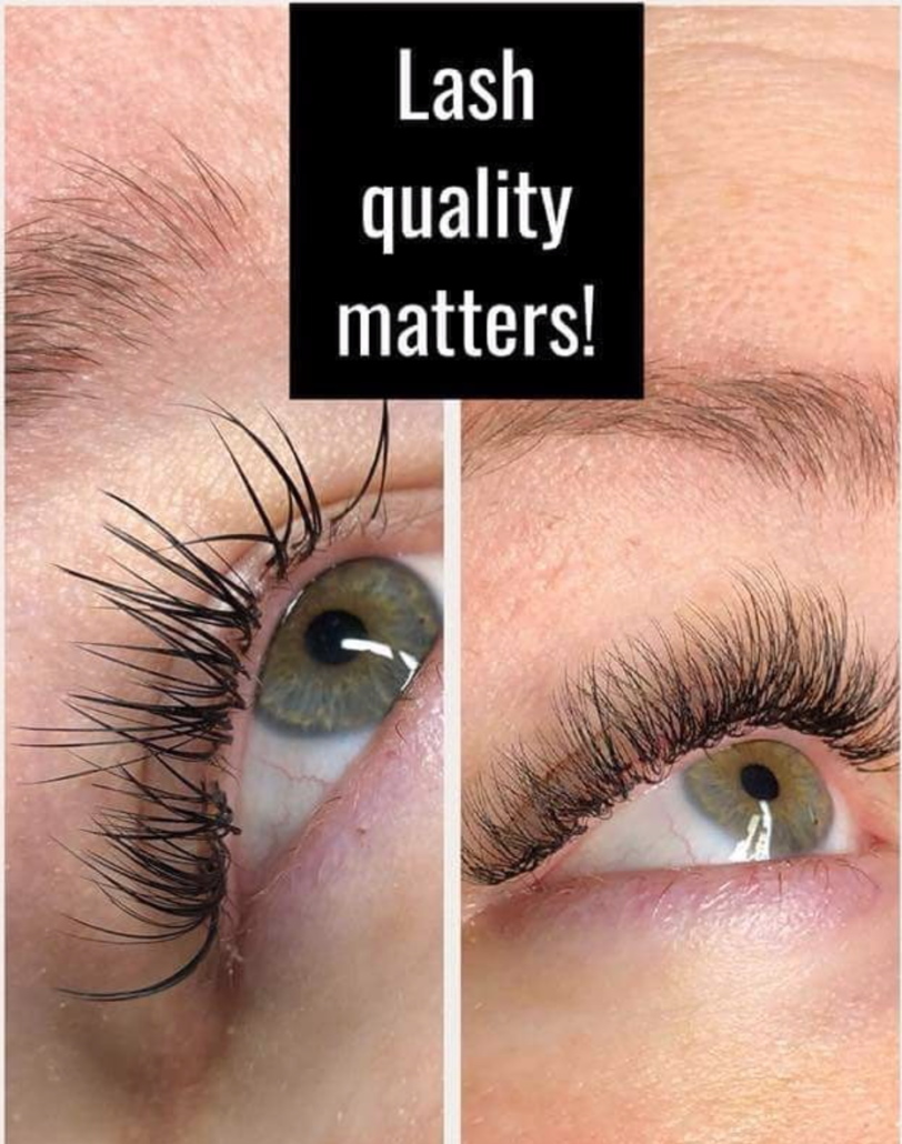 Are lash extensions safe - quality matters