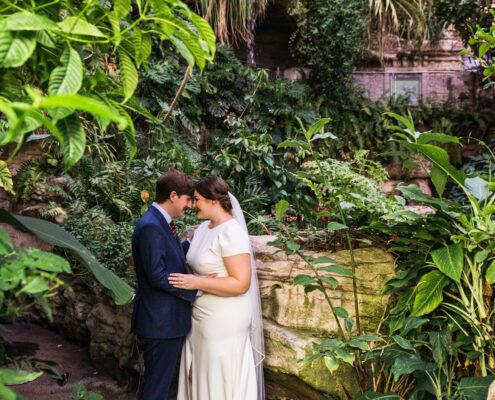 The Cockrell Butterfly Center wedding