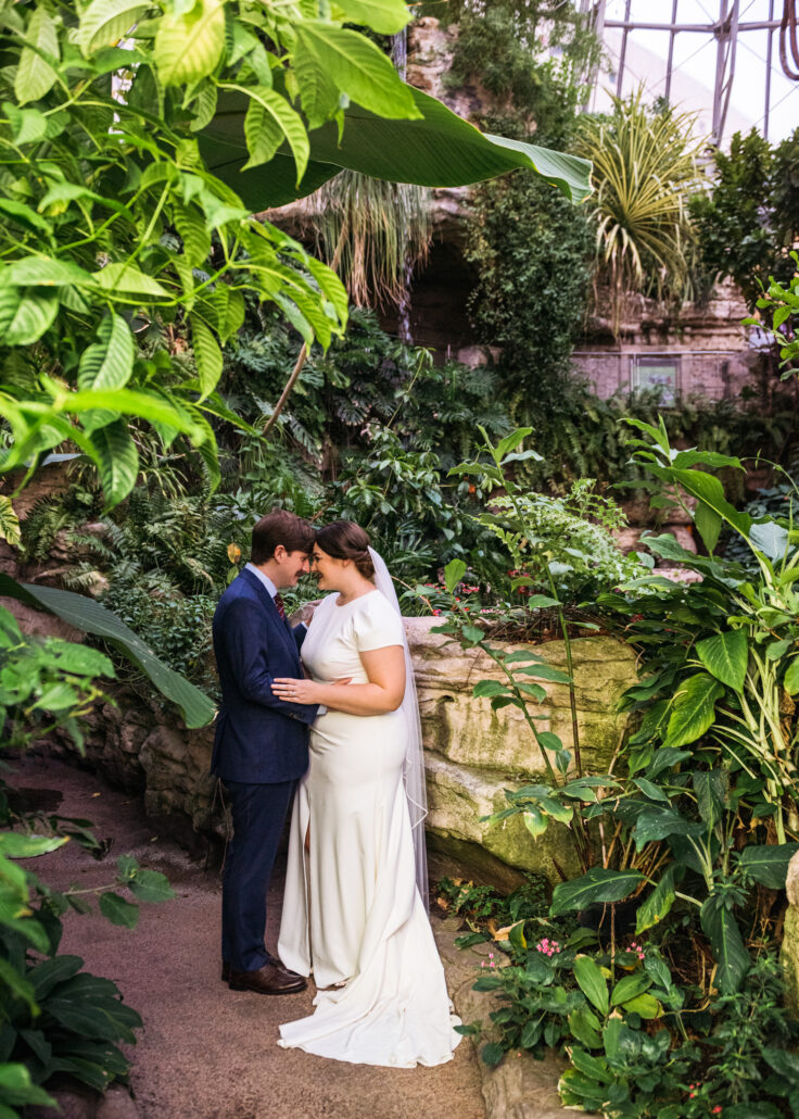 The Cockrell Butterfly Center wedding